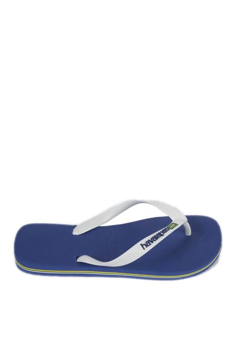 marine blue brasil logo sandal HAVAIANAS | 4110850BRASIL LOGO-2711